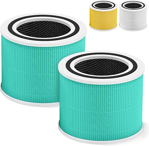 Miniatura 9 de Paquete de 2 filtros de repuesto Core 400S Core 400S-P para el cuidado de mascotas compatibles con LEVOIT Core 400S Smart WiFi Air Purifie-r, Core