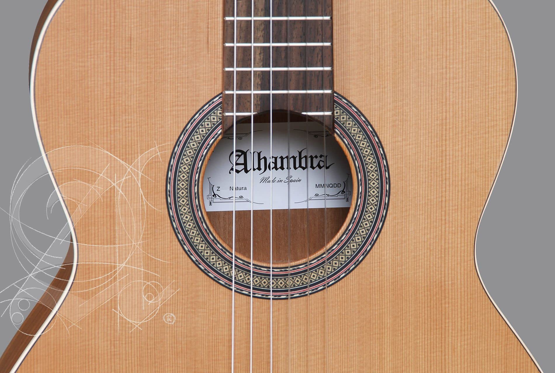 Alhambra, Z-Nature, chitarra classica spagnola + custodia