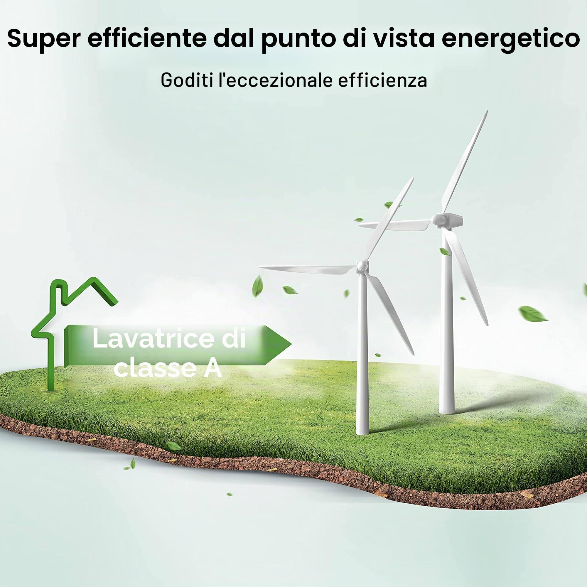 Hisense WFQA1014EVJM Lavatrice con funzione vapore/10 kg/AquaStop /1400 giri/min /15 programmi/Inverter PowerDrive Motor/Tamburo in acciaio inox/Sicurezza bambini/Pulizia del tamburo/Bianco