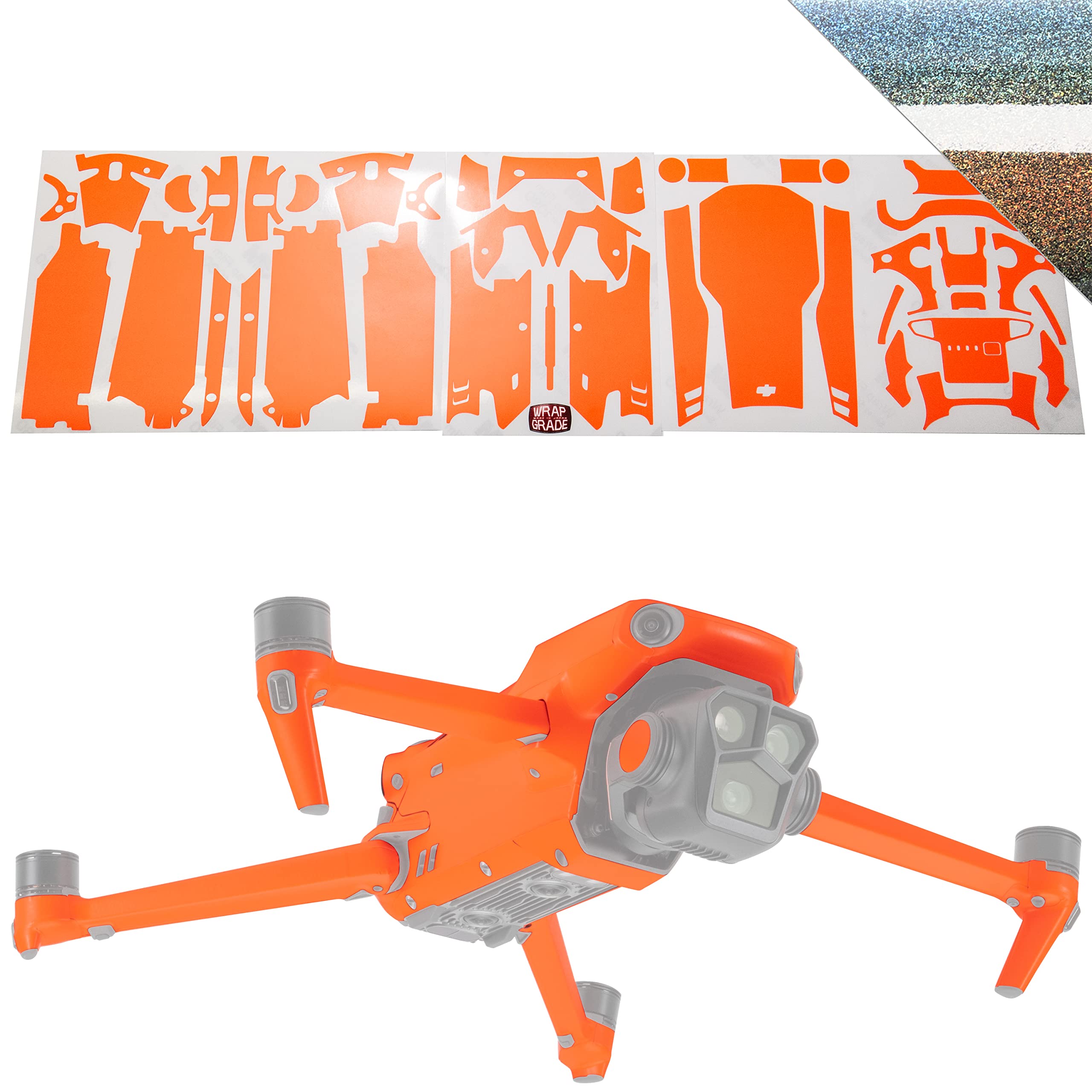 WRAPGRADE Skin Compatible with DJI Mavic 3 Pro (Coloration-X)