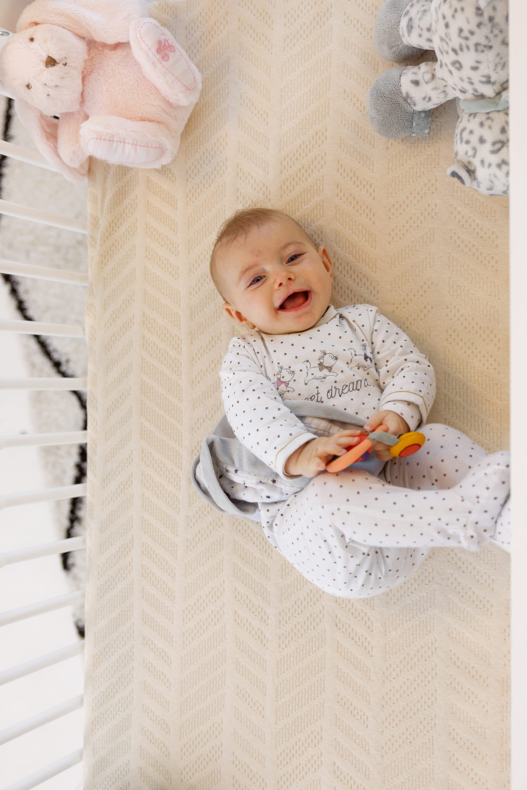 Matelas 60X120 bébé en coton bio premium pour un lit sain et naturel