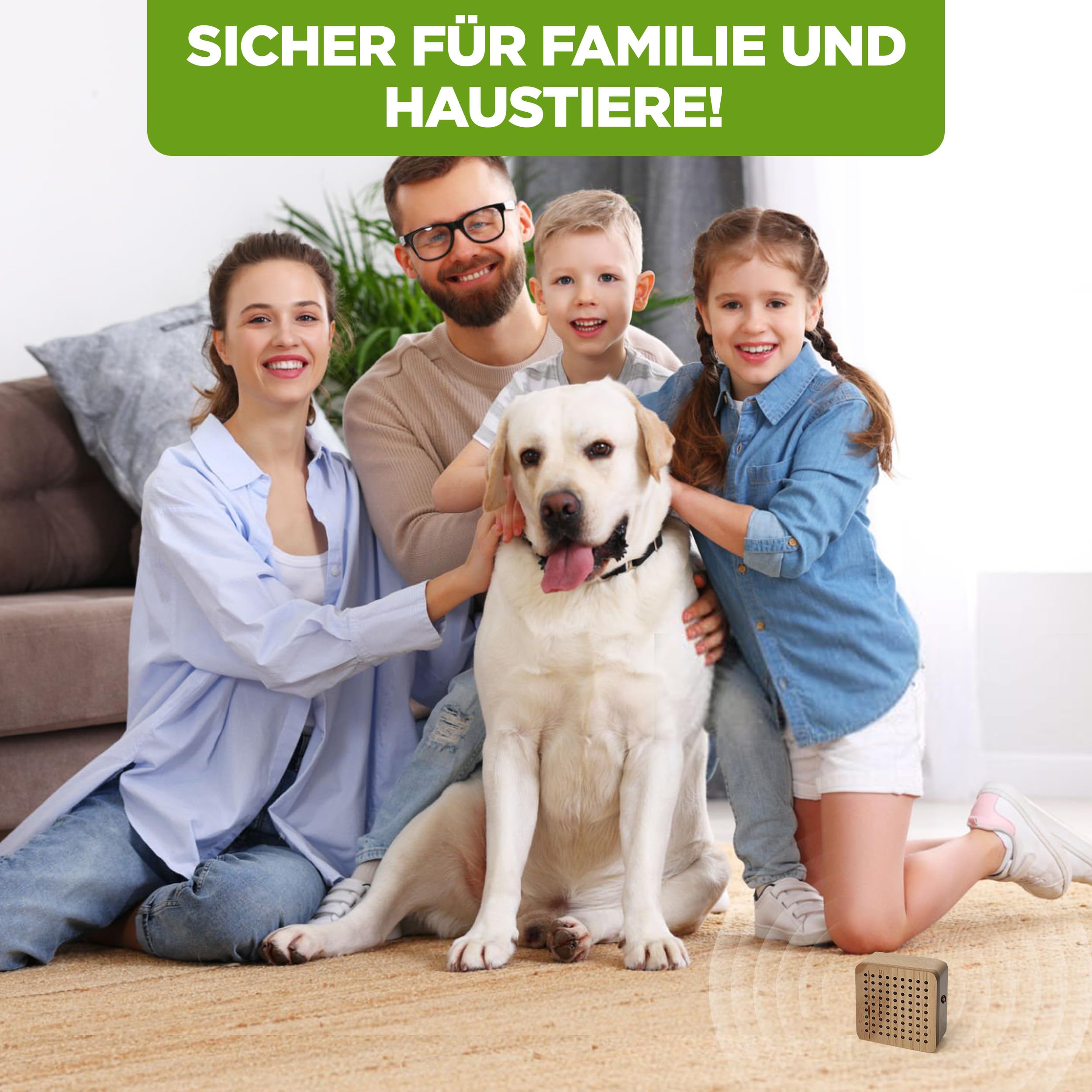 ISOTRONIC Ultraschall Mäuseabwehr zum Mäuse & Ratten vertreiben – Schädlingsvertreiber für Dachboden, Keller, Garage & Garten – Mäuseschreck ohne Gift & Mausefalle – 40m² Wirkungsbereich (1 Stück)