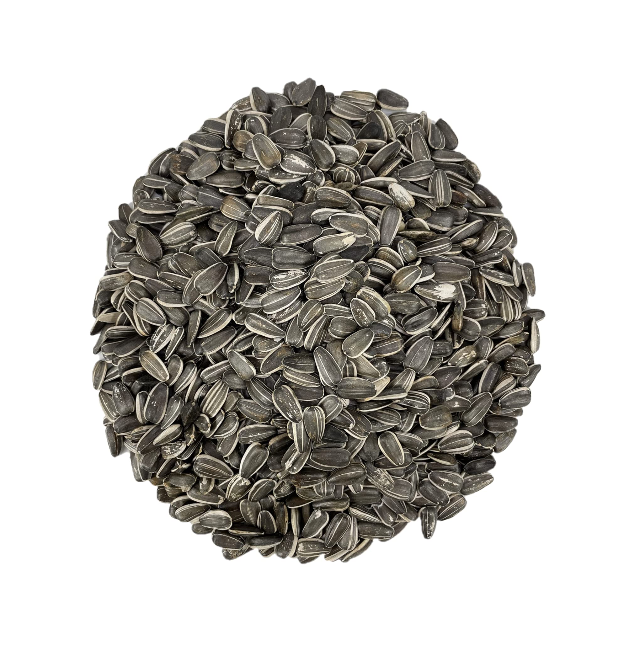 AA Plus Shop Striped Sunflower Seeds Feed for Birds - 10lb, Black, White, Small