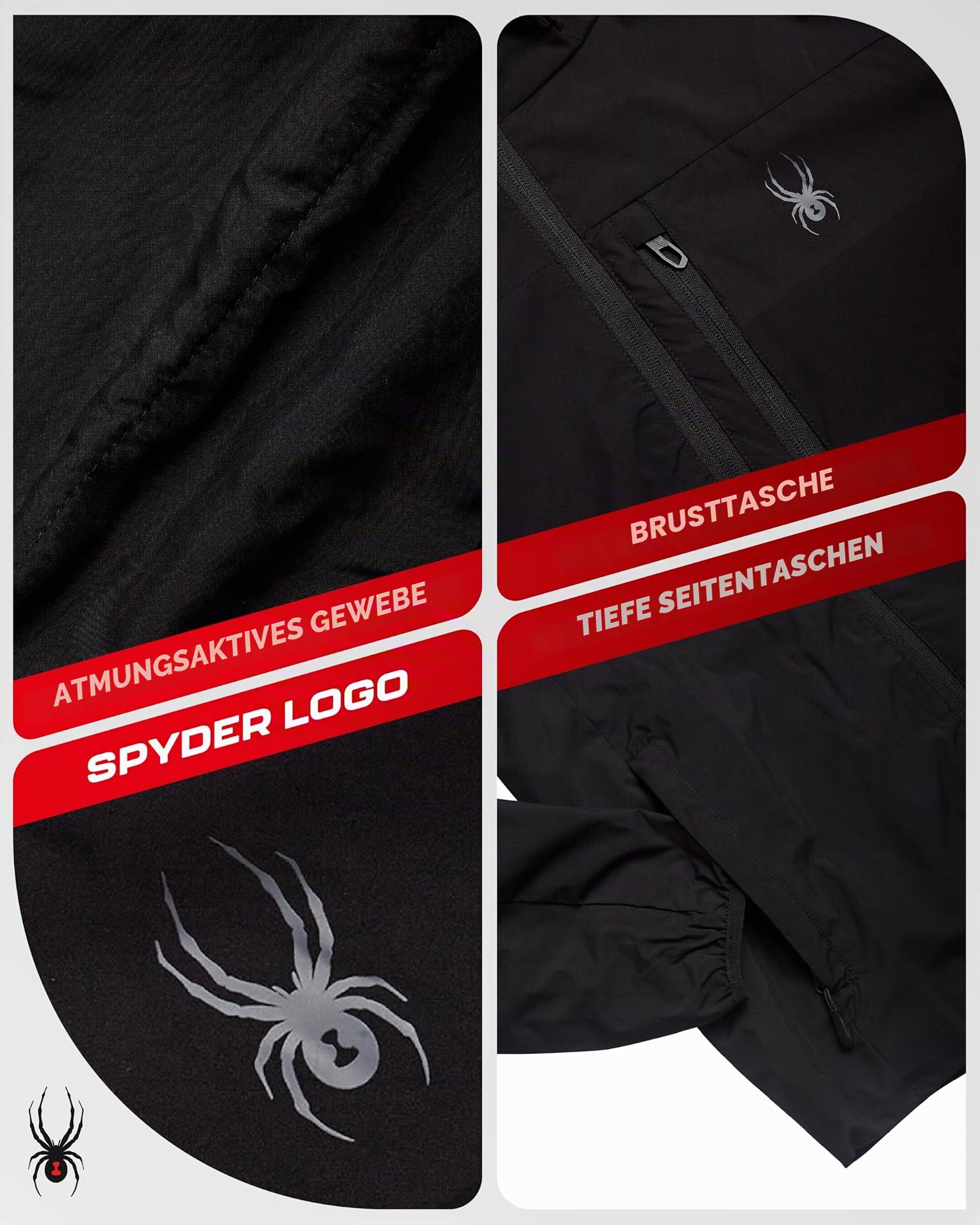 Spyder Herren M Spyderlite Jacket Fleece