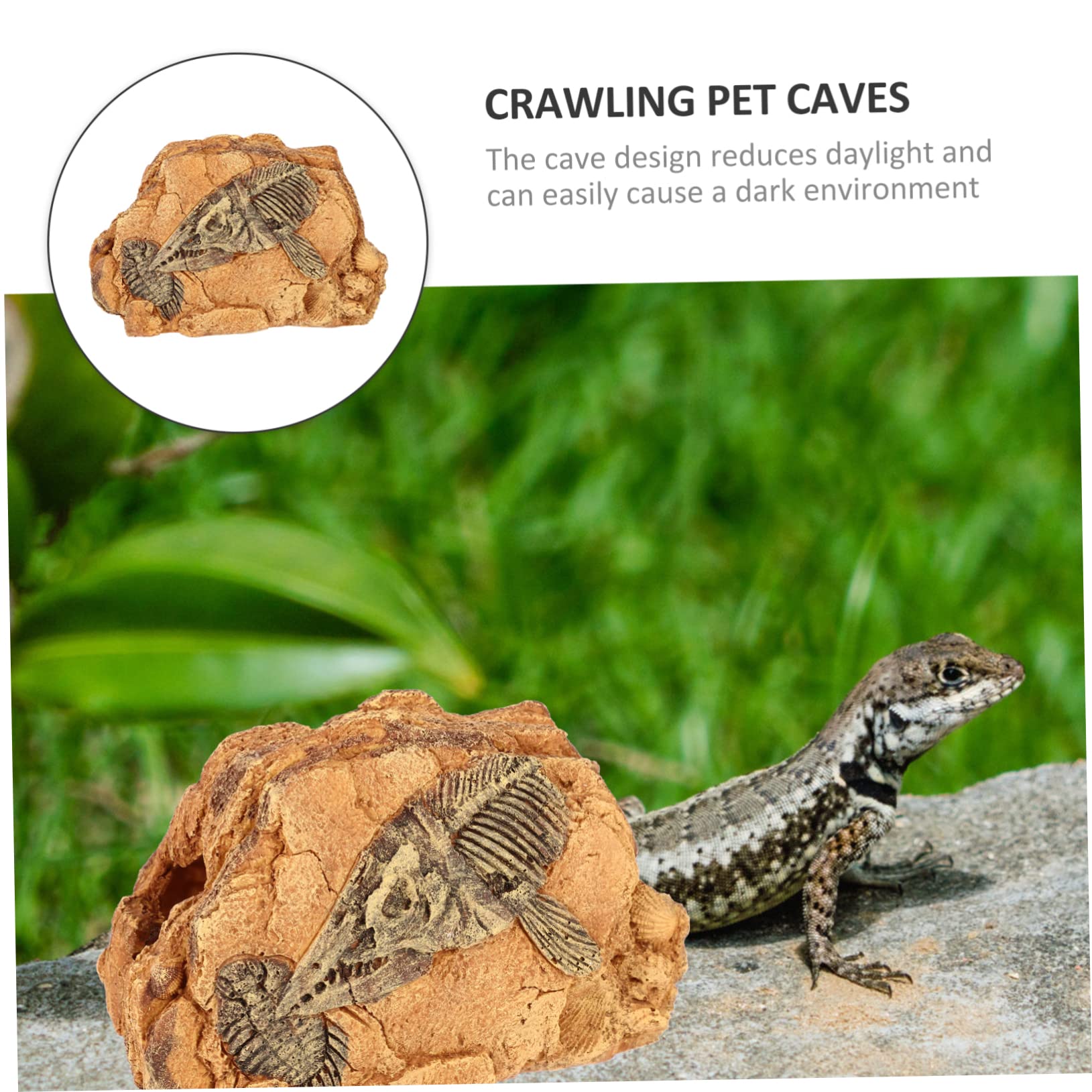 minkissy Refugio Para Reptiles Cuevas Para Mascotas Reptantes Decoración De Cuevas