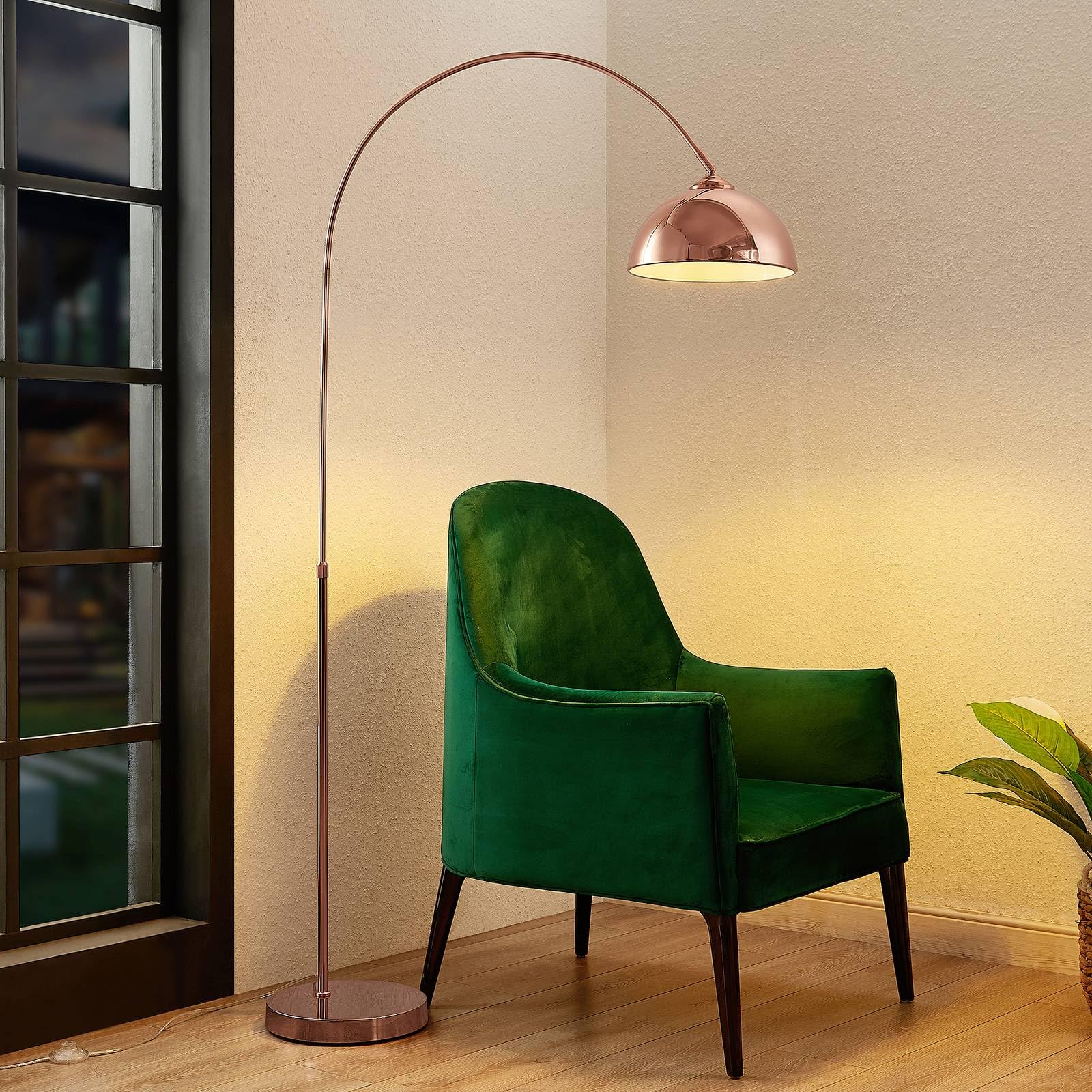 Lampada da terra marrone effetto legno design moderno 20w 4000k grisolia eglo - 901214