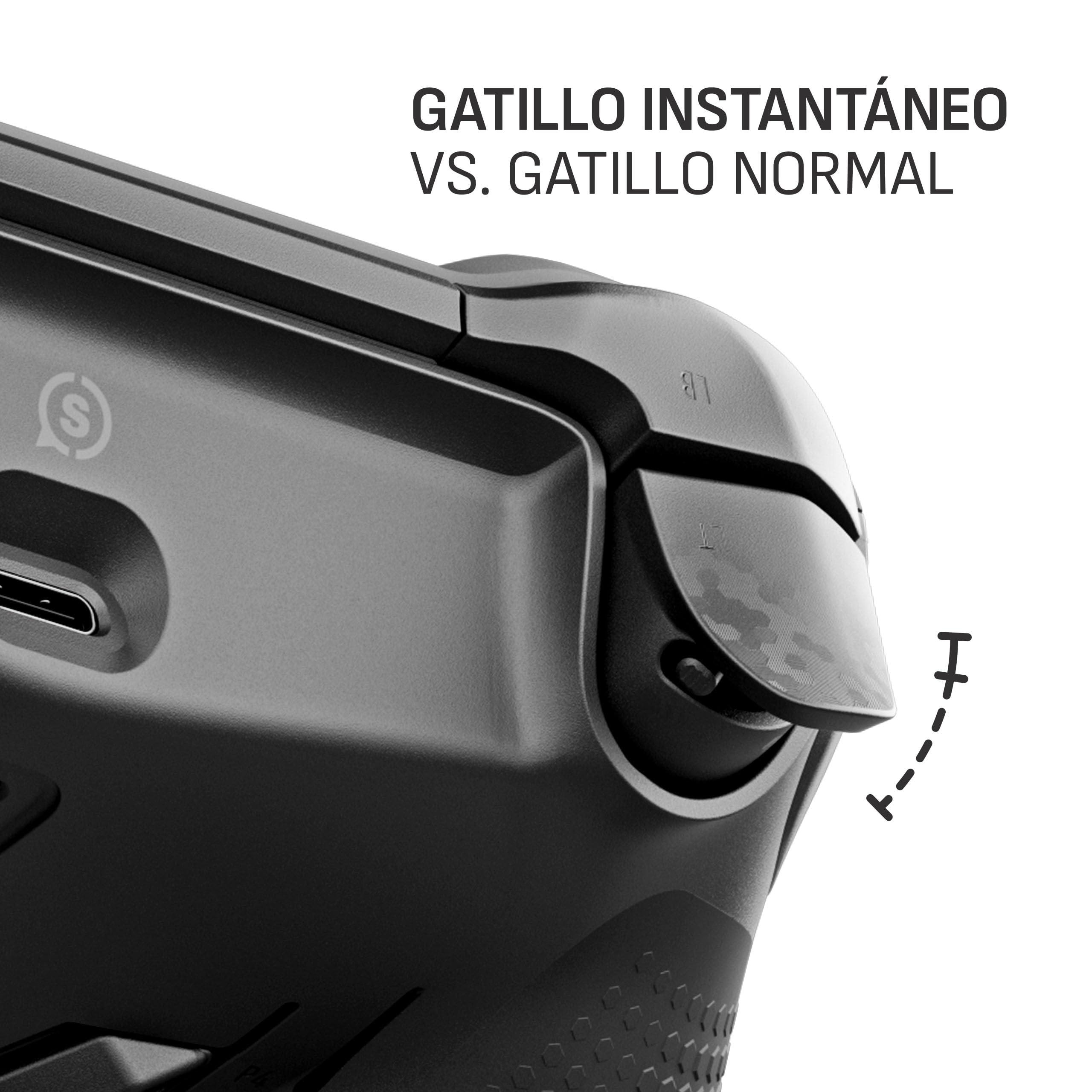 Scuf ENVISION PRO Controlador Inalámbrico para Juegos de Sólo PC - Cinco Teclas G Reasignables - Paletas Traseras Reasignables - Disparadores Instantáneos - Compatible con iCUE - Gris Metalizado