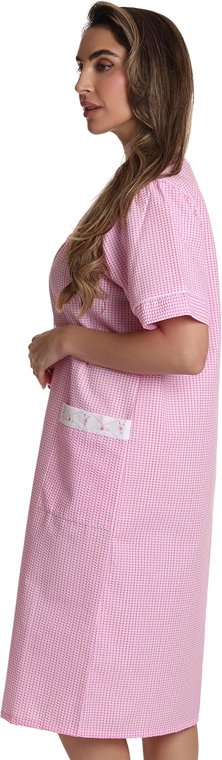 Dreamcrest Short Sleeve Button Front Duster - Image 2