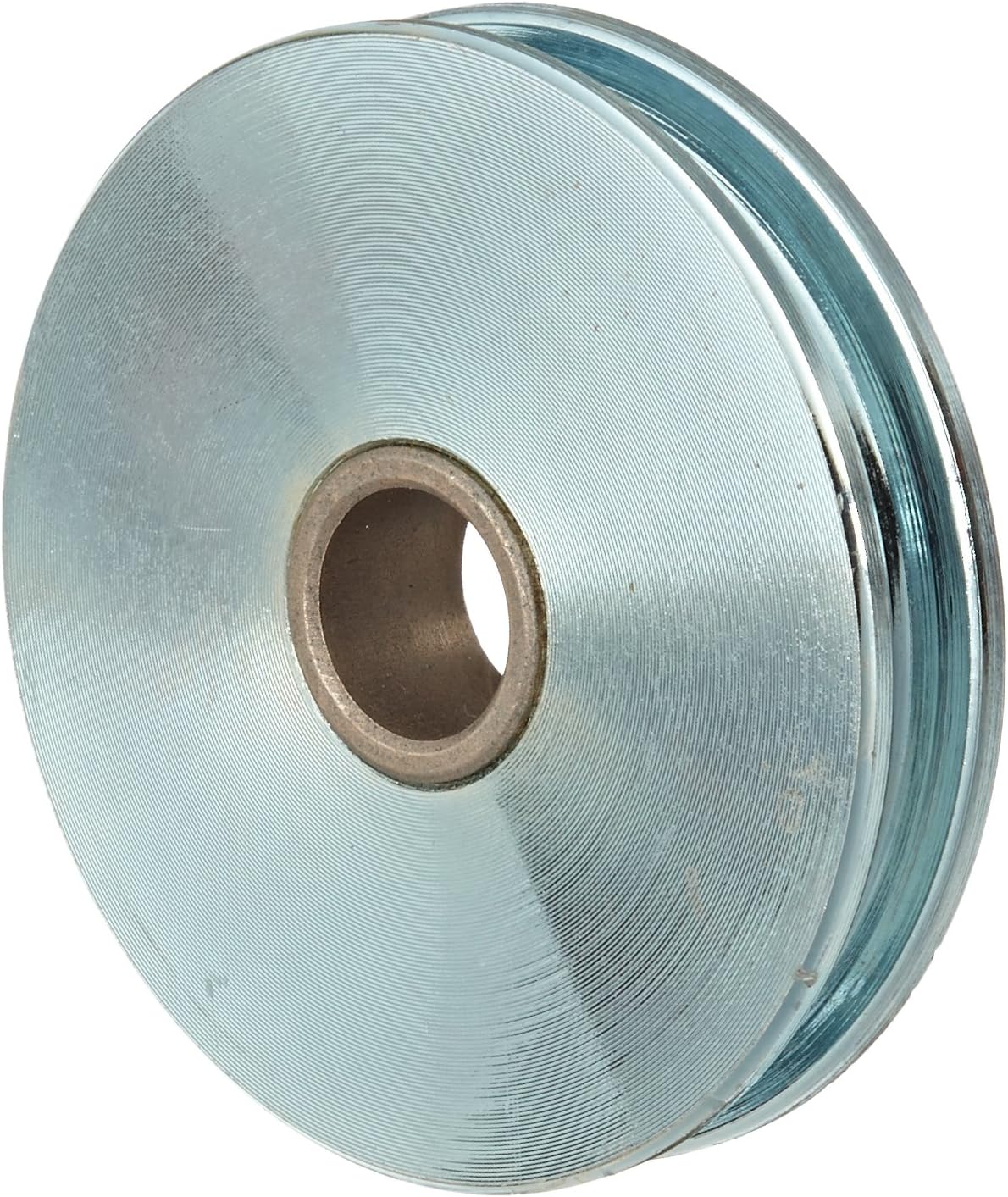 Indusco75700006 Zinc Plated Steel Replacement Sheave with Bronze Bushed, 600 lbs Working Load Limit, 3/16" Cable Size, 2" Diameter x 1/2" Bore