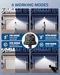 DEWENWILS Motion Sensor Outlet, Indoor Outdoor Motion Sensor Plug Outlet, Adjustable Sensing Angle,50FT Detection Range, 100FT Wireless Light Switch Transmitter, No Wiring, Long Time Delay
