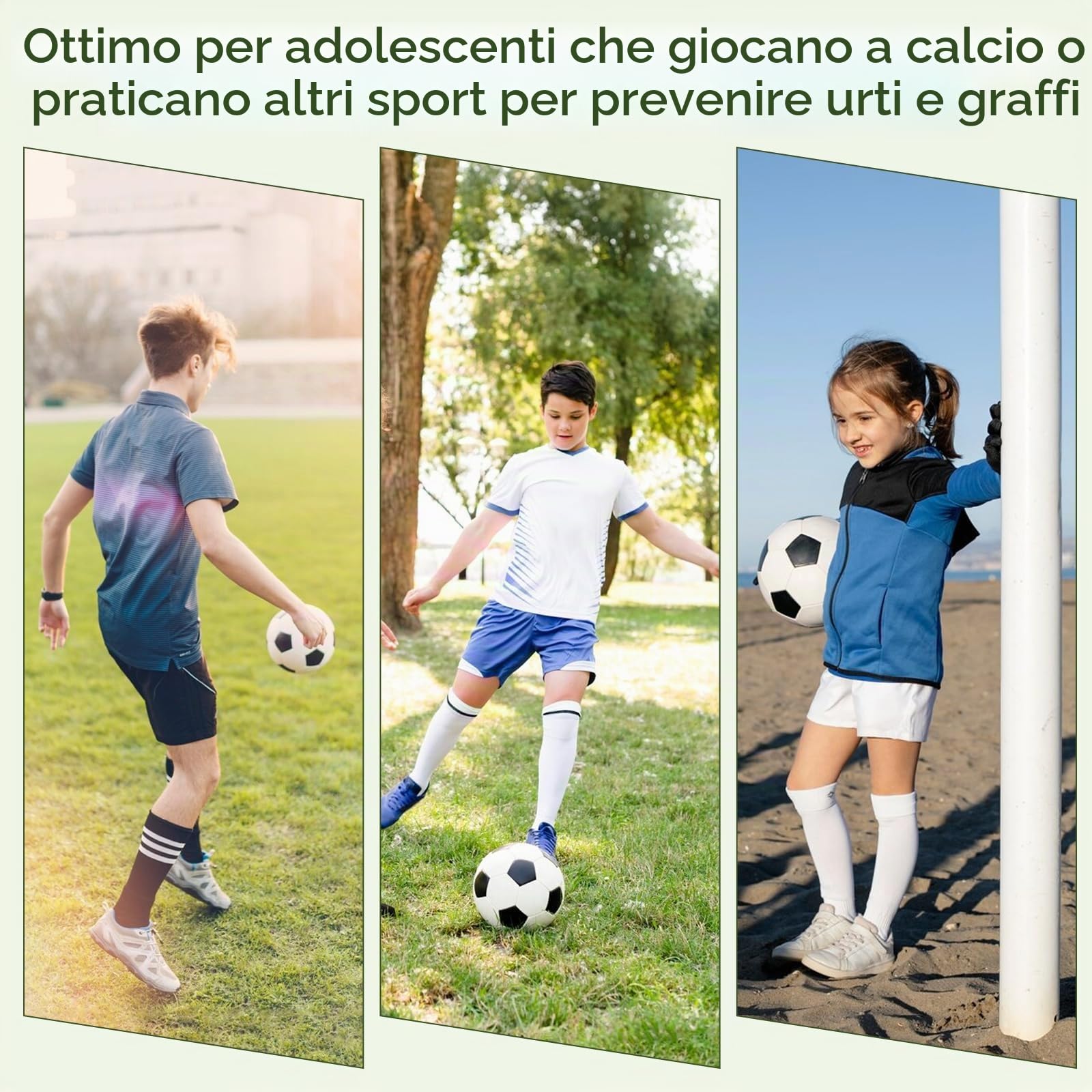 Tyqour Parastinchi da Calcio Mini - Protezione per Stinchi per Bambini, Ragazzi e Ragazze