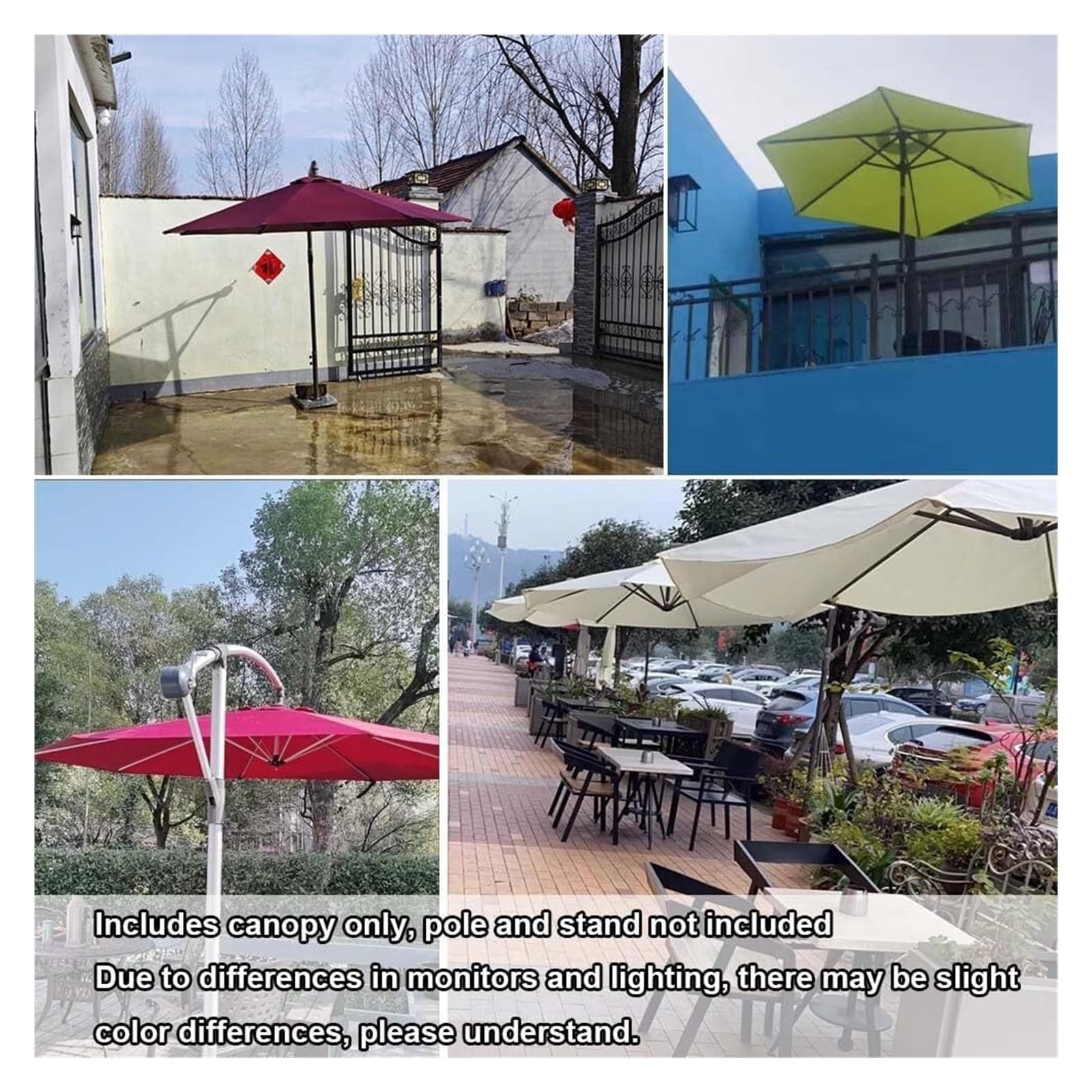 Toile De Rechange Pour Parasol Housse De Rechange Pour Parasol De