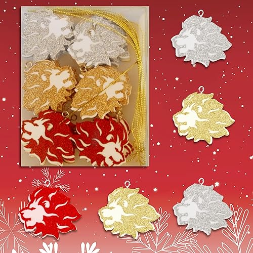 Bolas de Navidad, 96 piezas de adornos de mini árbol de Navidad de 0.8 pulgadas, decoración colgante de espuma de colores con purpurina, rellenos de