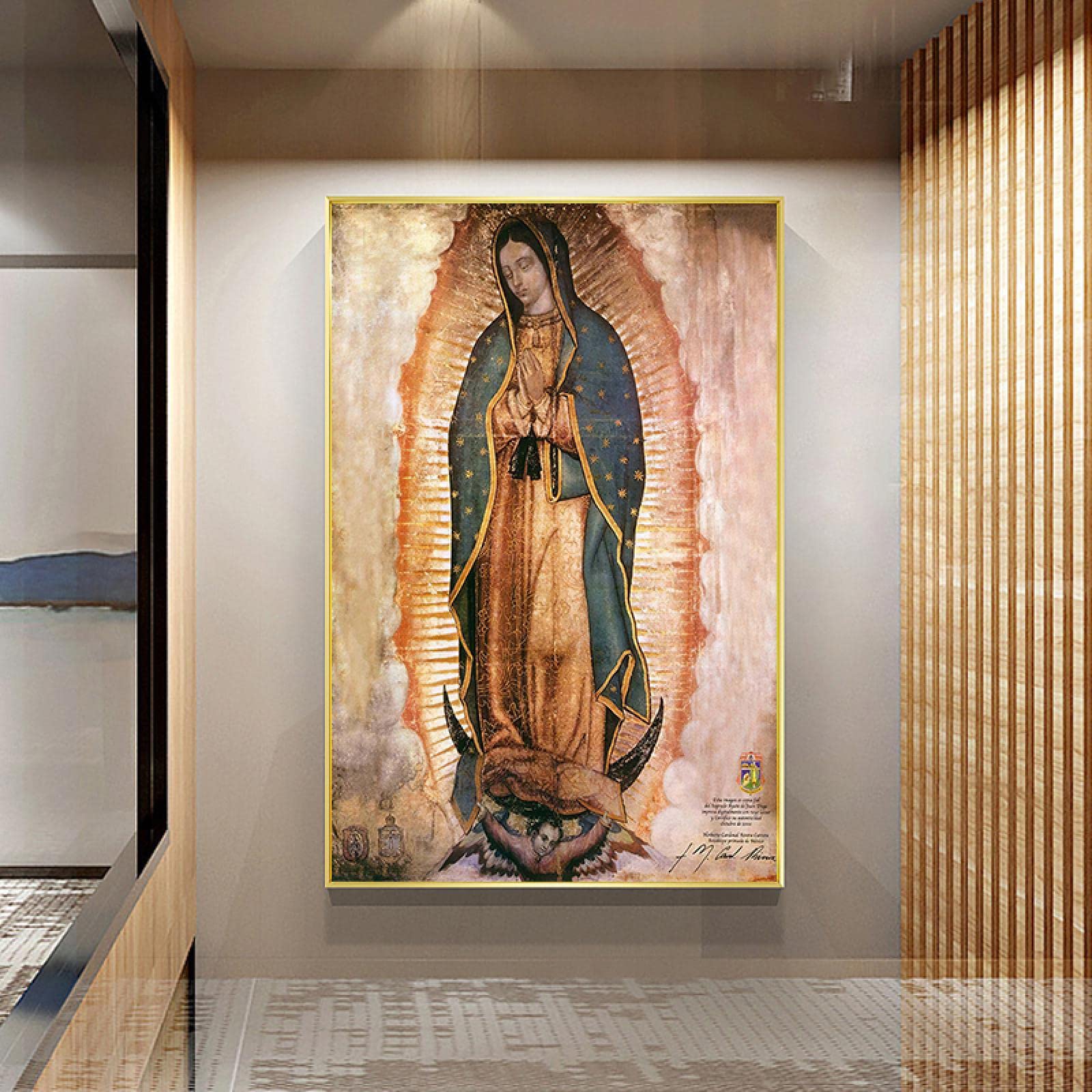 Cuadros Decorativos El día de la Virgen de Guadalupe en México Pósteres e impresiones Arte de la pared Retrato Imágenes para la decoración del hogar 50x70cm (20x28in) Sin marco
