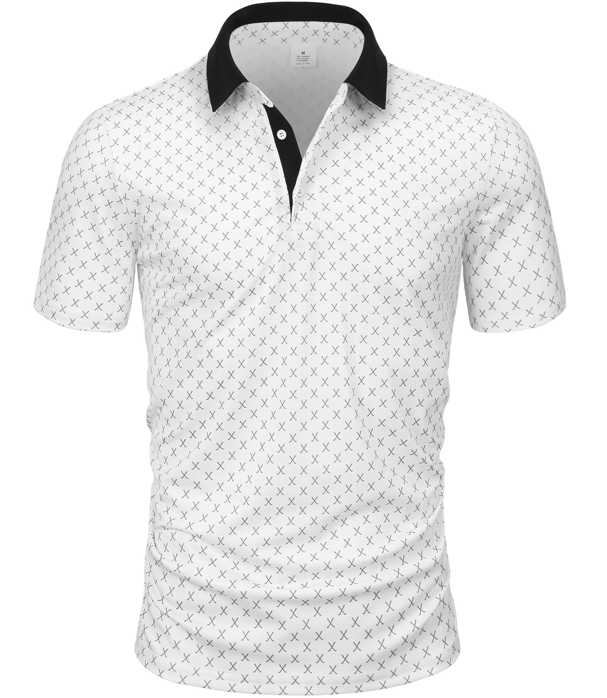 GLESTORE Golf Poloshirt Herren Kurzarm Polo Shirt Hemd für Männer Polohemden Regular Fit