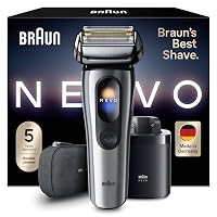 Braun NEVO Rasoio Elettrico Barba, Custodia Da Viaggio
