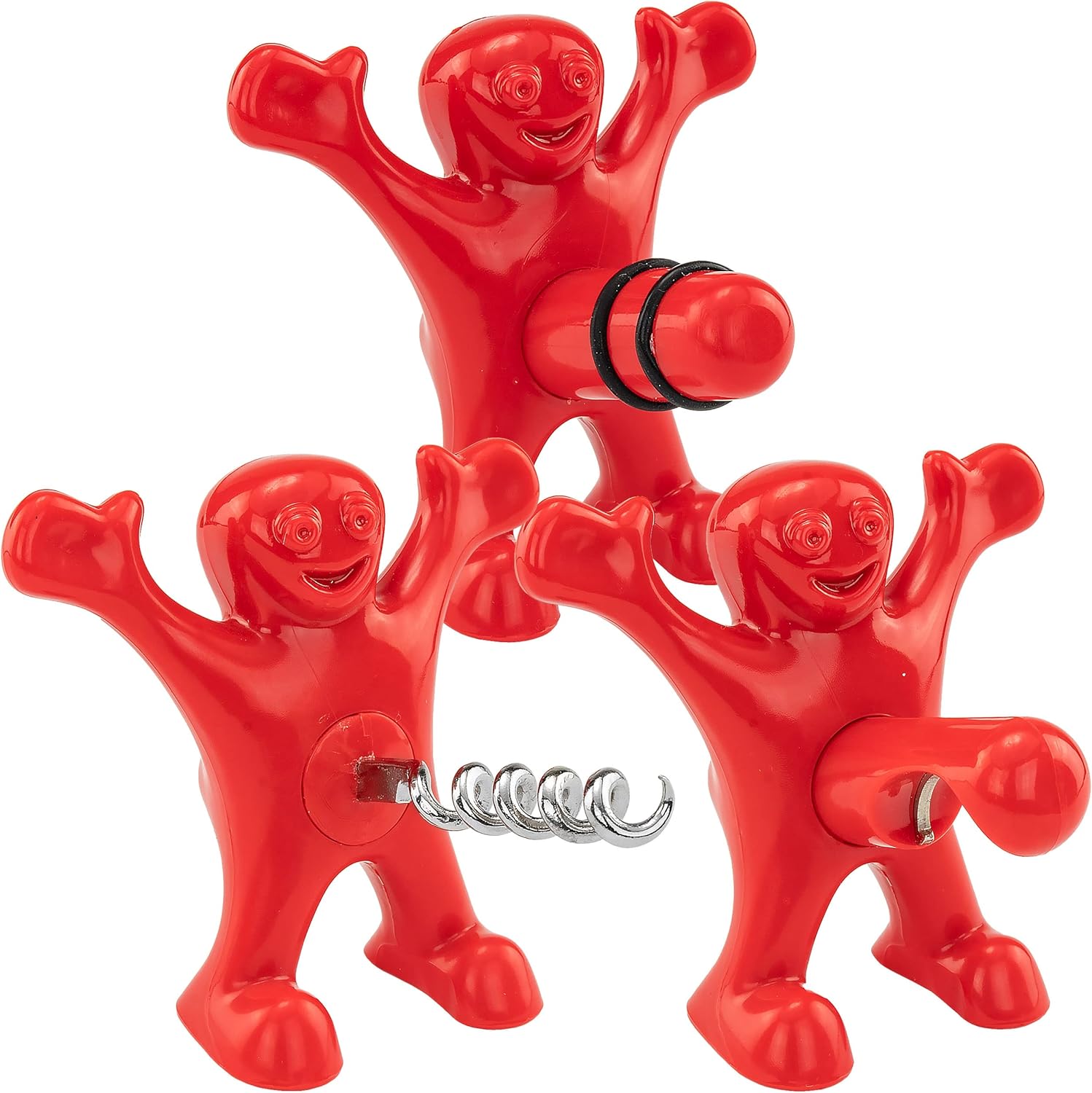 Best Cyber Monday 🔥 Fairly Odd Novelties 3-Pack Sir Perky Corkscrew/Bottle Stopper/Bottle Opener 50% Off Discount Fairly Odd Novelties 3-Pack Sir Perky Corkscrew/Bottle Stopper/Bottle Opener