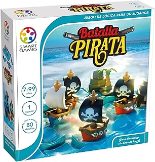 Comprar Smart Games - Batalla Pirata | Juegos De Mesa Niños 7 Años O Más | Rompecabezas Niños Y Rompecabezas Adultos Con 80 Desafíos | Regalo Niño 7 Años O Más