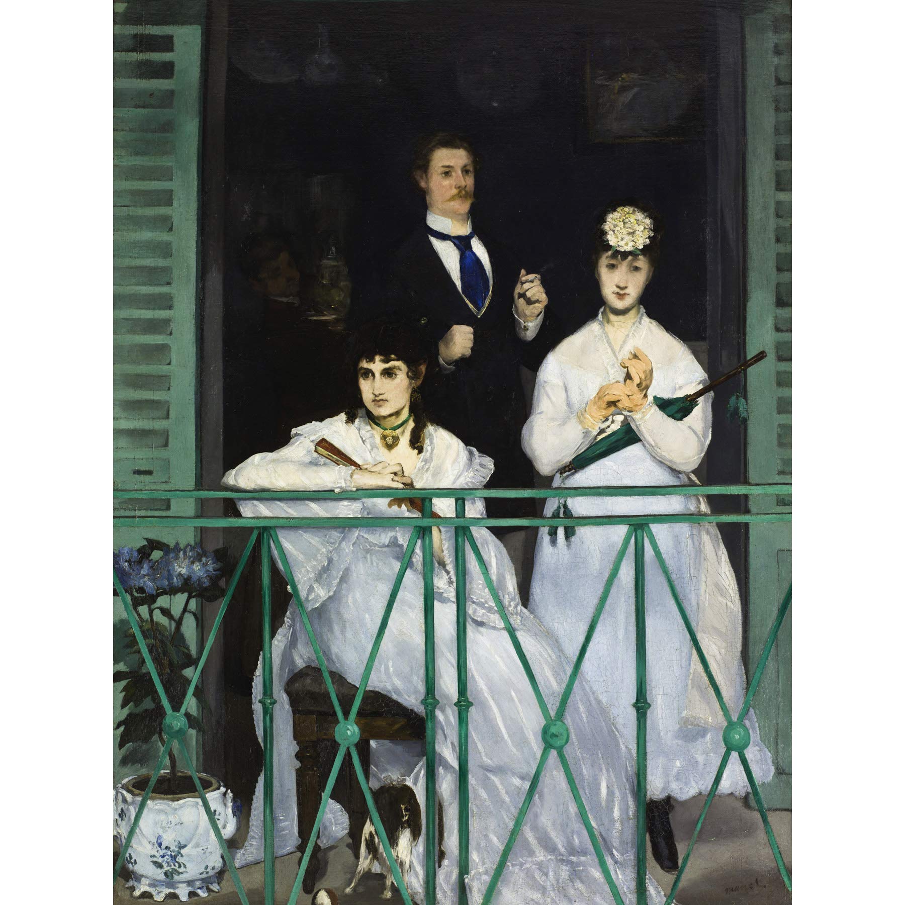 Edouard Manet The Balcony Large Wall Art Print Canvas Premium Poster Mural