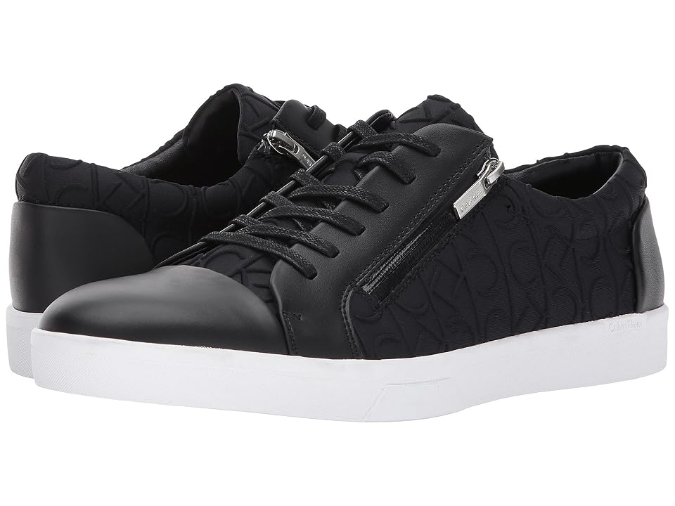 

Calvin Klein Ibrahim (Black Brushed Leather) Men's Shoes