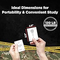 Vista 5 de Army Flashcards - Tarjetas didácticas para guardabosques 100 de los términos y conceptos más importantes del manual de guardabosques del ejército