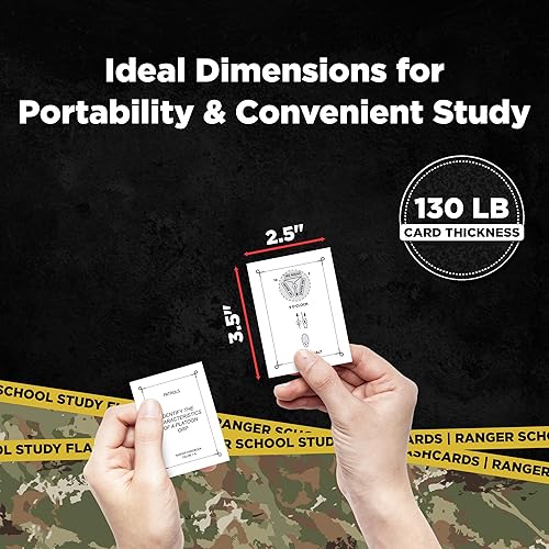 Miniatura 5 de Army Flashcards - Tarjetas didácticas para guardabosques 100 de los términos y conceptos más importantes del manual de guardabosques del ejército