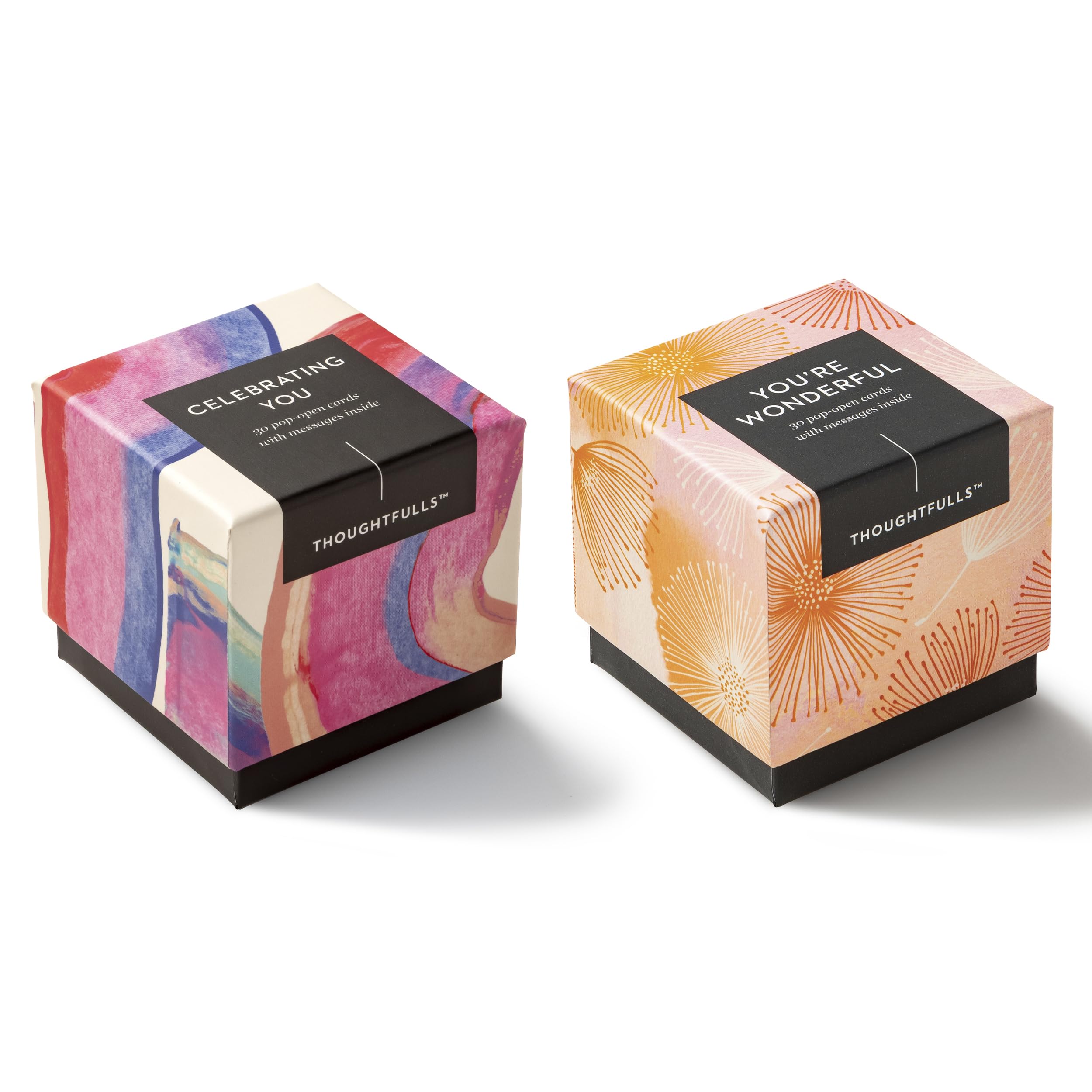 Compendium ThoughtFulls Pop-Open Cards — 2-Pack of Celebrating You, You’re Wonderful — 60 Pop-Open Cards, Each with a Different Message Inside