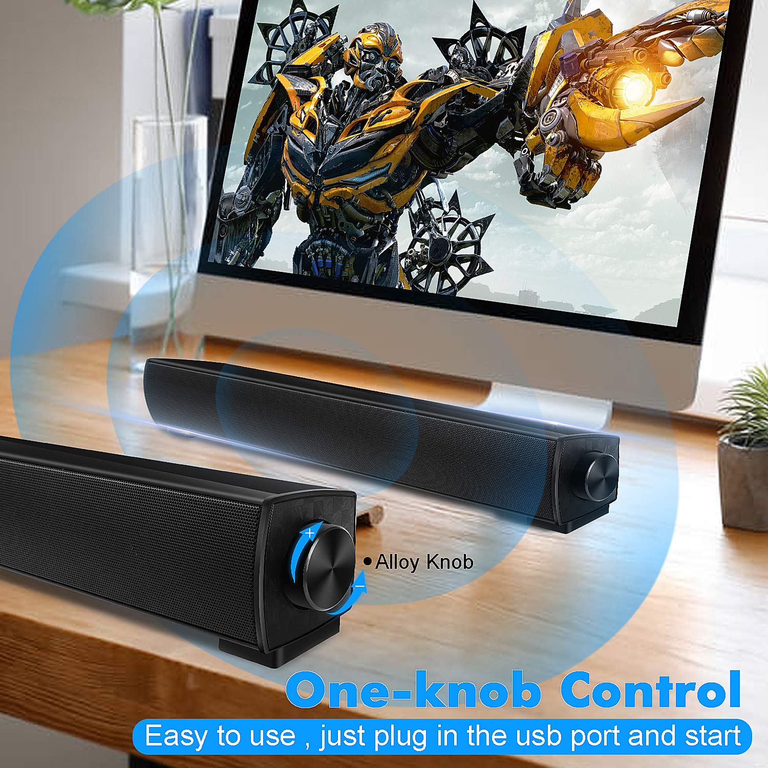 Computer Speaker APAFISH PC Wired 