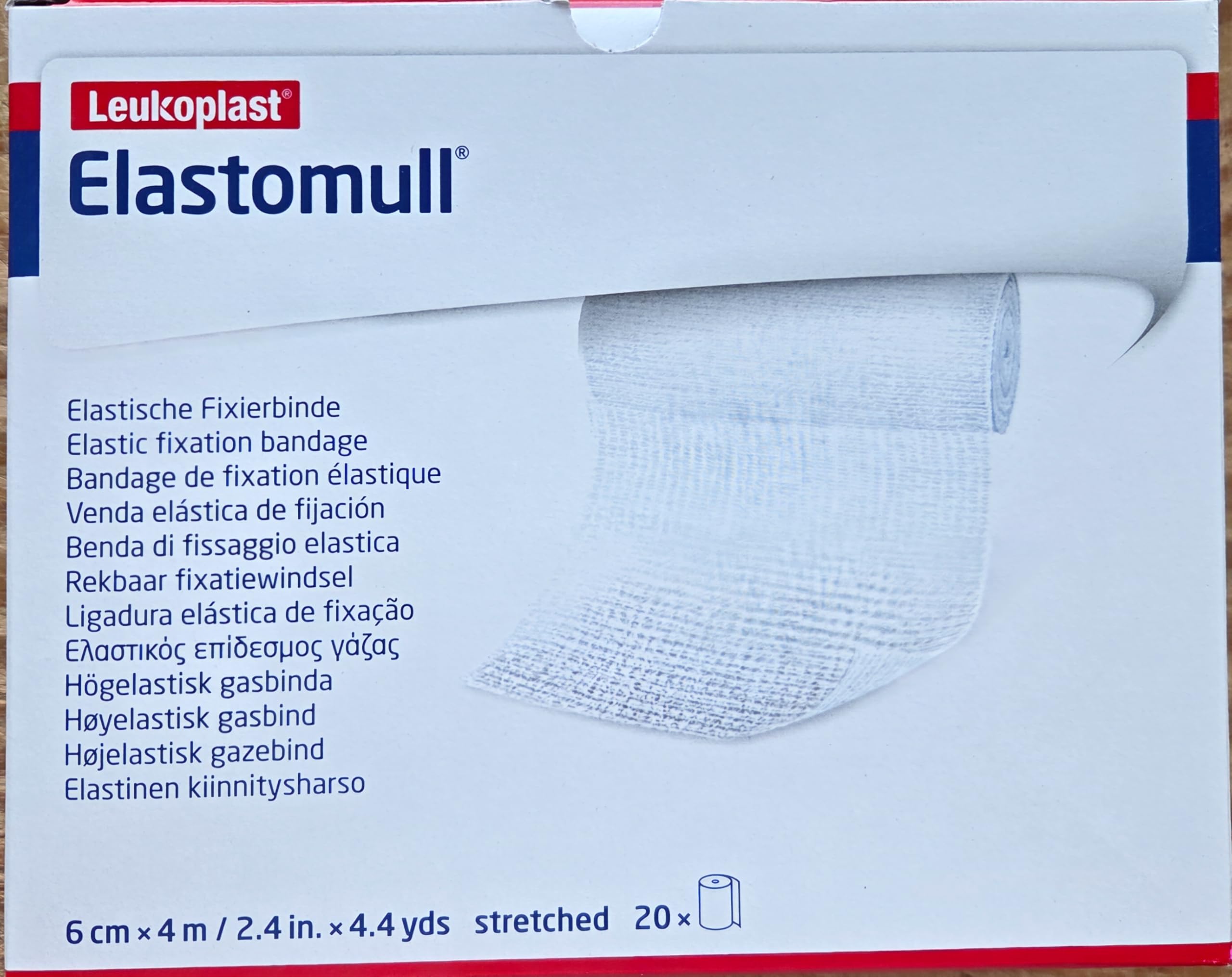 Elastomull 4mx6cm 2100 elastische Fixierbinden, 20 St [Badartikel]