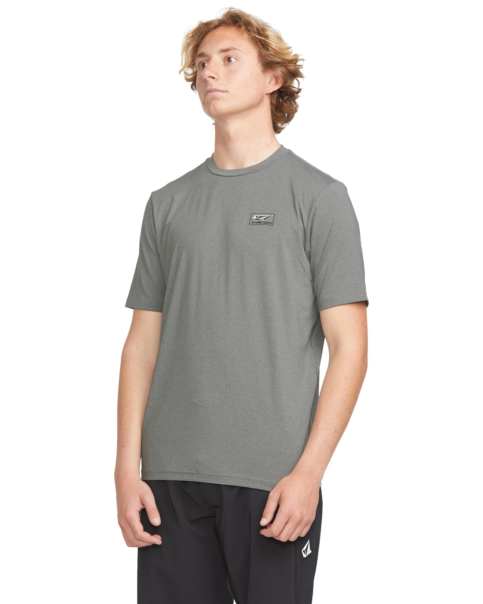 Volcom Stone Stamp - Camiseta de Manga Corta con Protección UPF 50+ Camisa de protección de Sarpullido Hombre