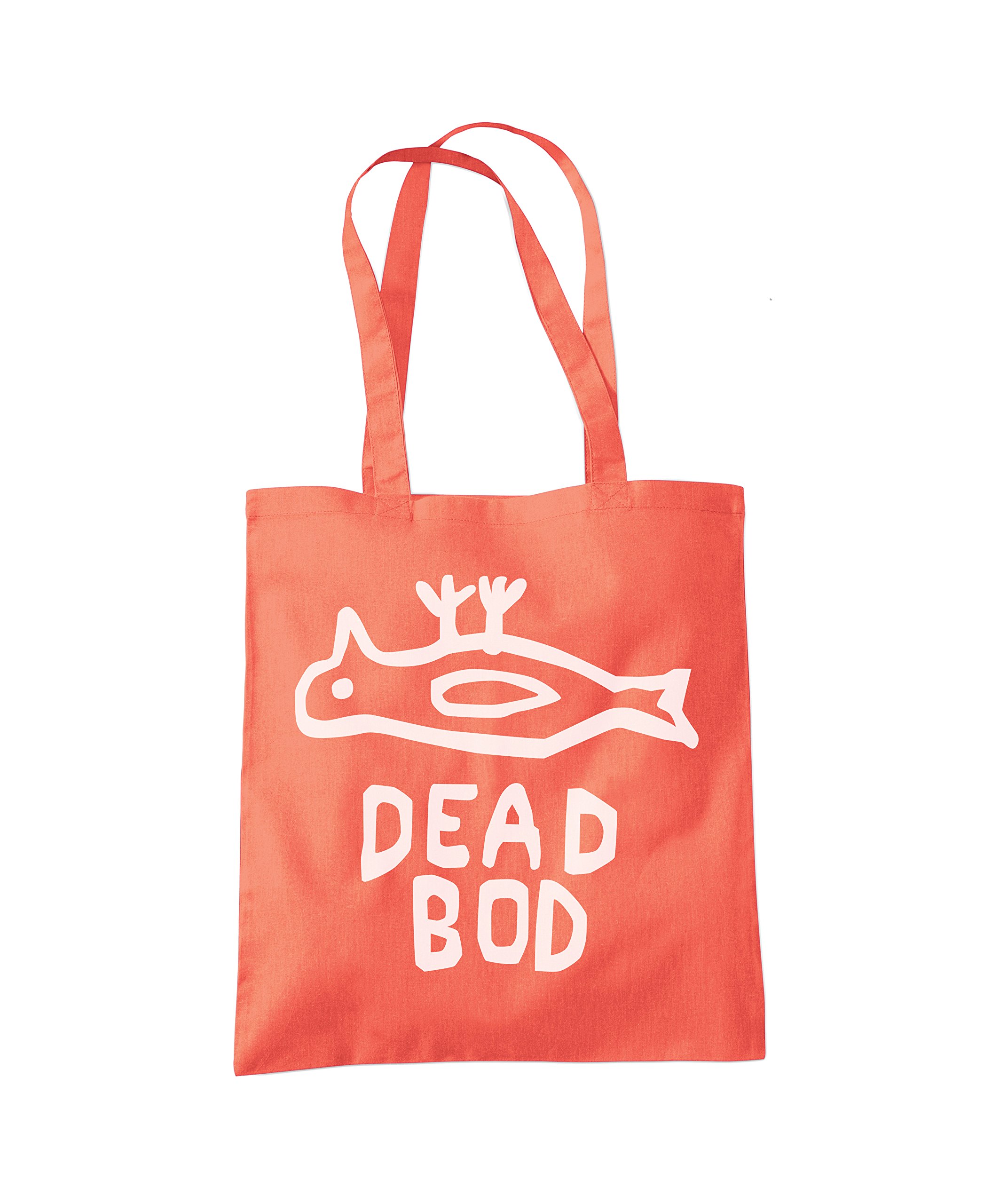 Dead BOD Tote Bag - coral One Size