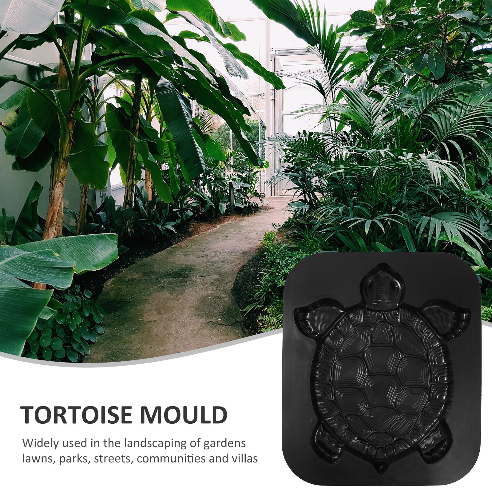 YARNOW Betonform Schildkröte Gießform für Gartenwege und Hofböden mit Wiederverwendbarer Kunststoffform