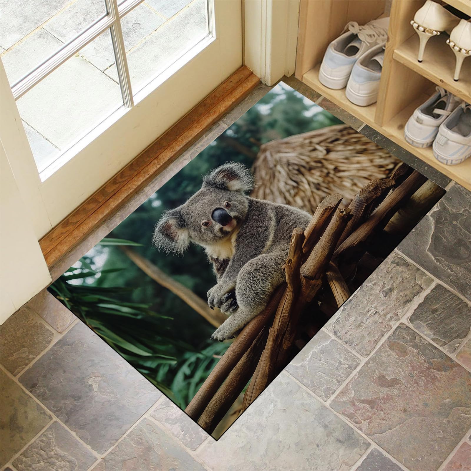 Tapis de porte koala pour un couloir propre et accueillant au quotidien