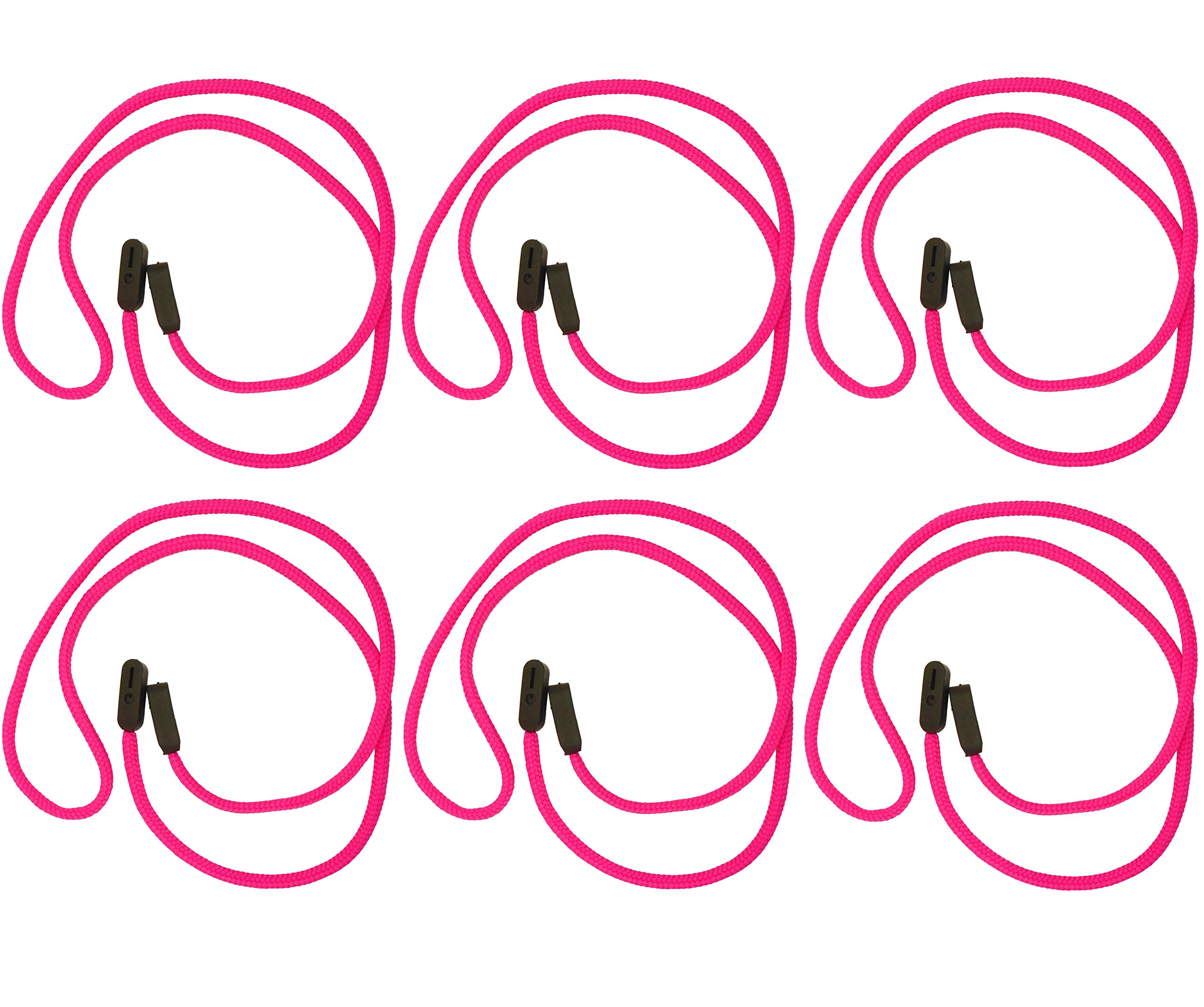 GoGrip Original - VALUE BUNDLE - Secure Glasses Cord - Spectacle and Spec Lanyard Bundle (Pink x 6)