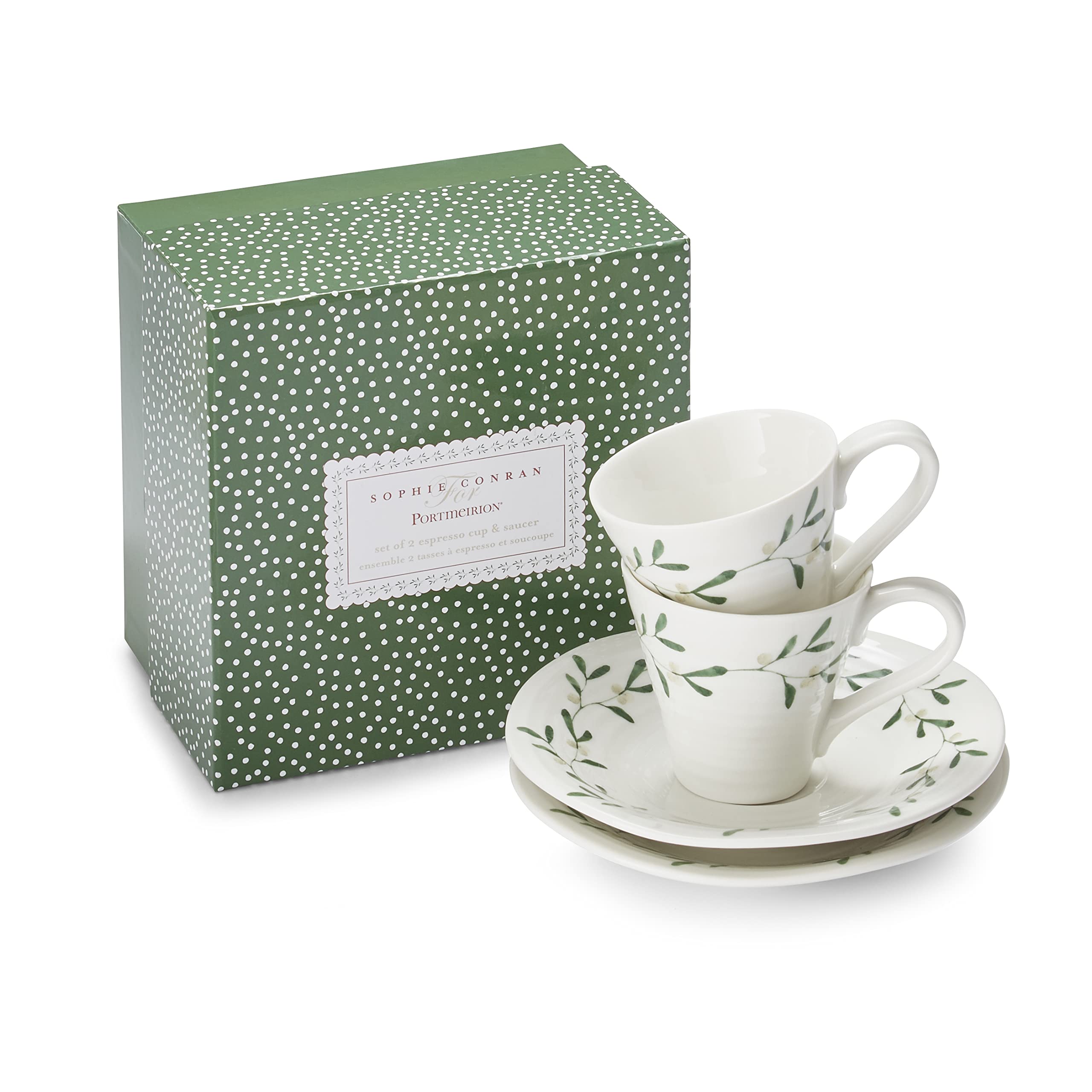 Portmeirion Sophie Conran Lot de 2 tasses à café expresso