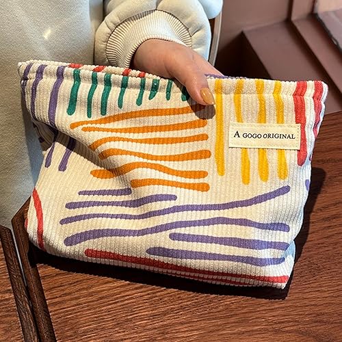 Miniatura 5 de Bolsa de cosméticos, Rayas contrastantes, Viajes