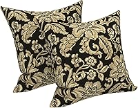 Vista 177 de LVTXIII - Juego de fundas para cojines de sofá, patio o sillón de exteriores, cuadradas y decorativas, 2 unidades de 16" x 16", sin relleno