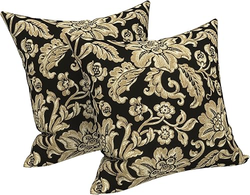 Miniatura 177 de LVTXIII - Juego de fundas para cojines de sofá, patio o sillón de exteriores, cuadradas y decorativas, 2 unidades de 16" x 16", sin relleno