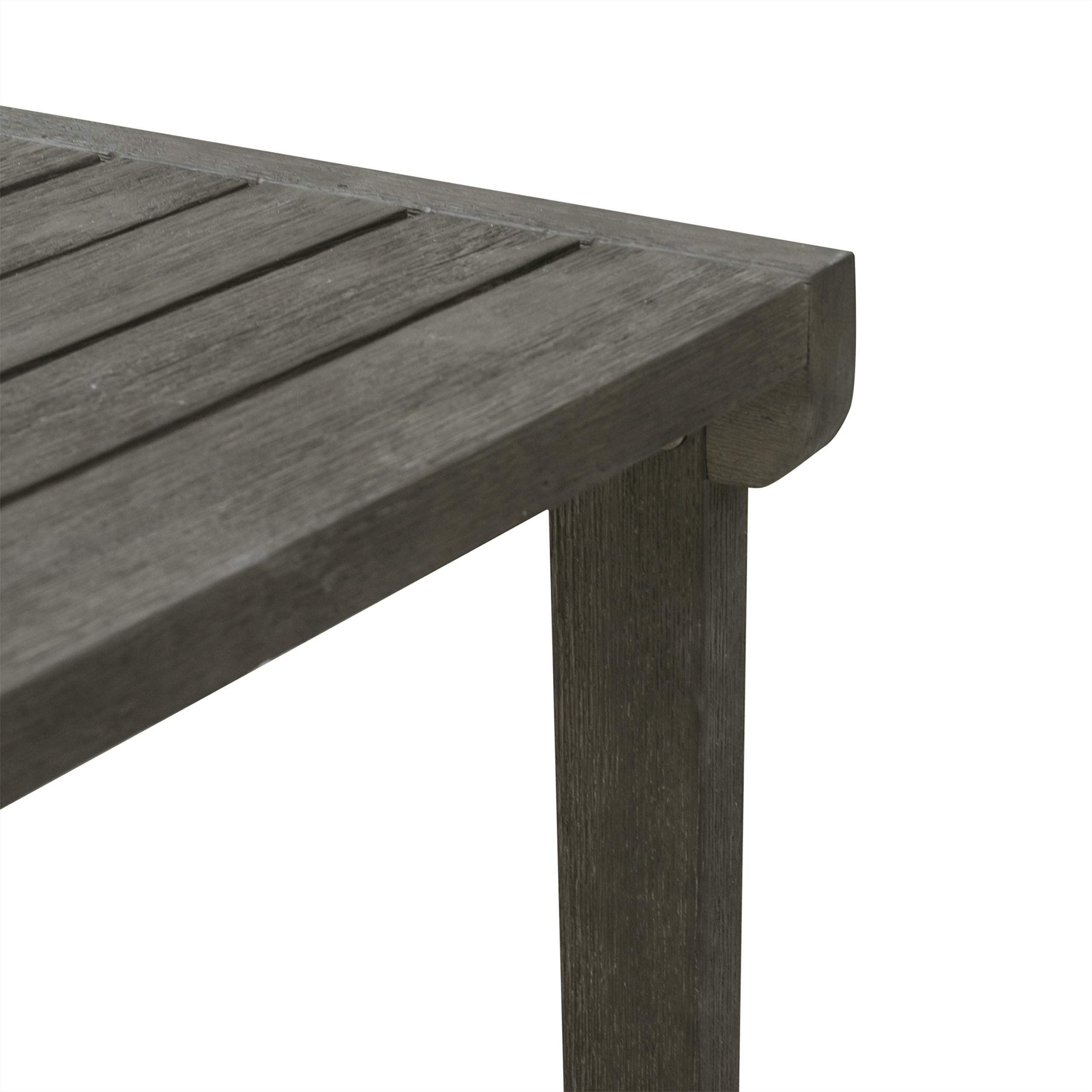 Amazon.com: Renaissance Outdoor Patio Wood Side Table