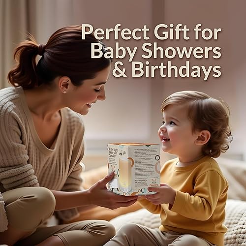 Miniatura 5 de Lámpara de noche para bebé, altavoz inalámbrico, portátil, táctil, luz nocturna para niños y niños pequeños, lámpara de noche de brillo suave