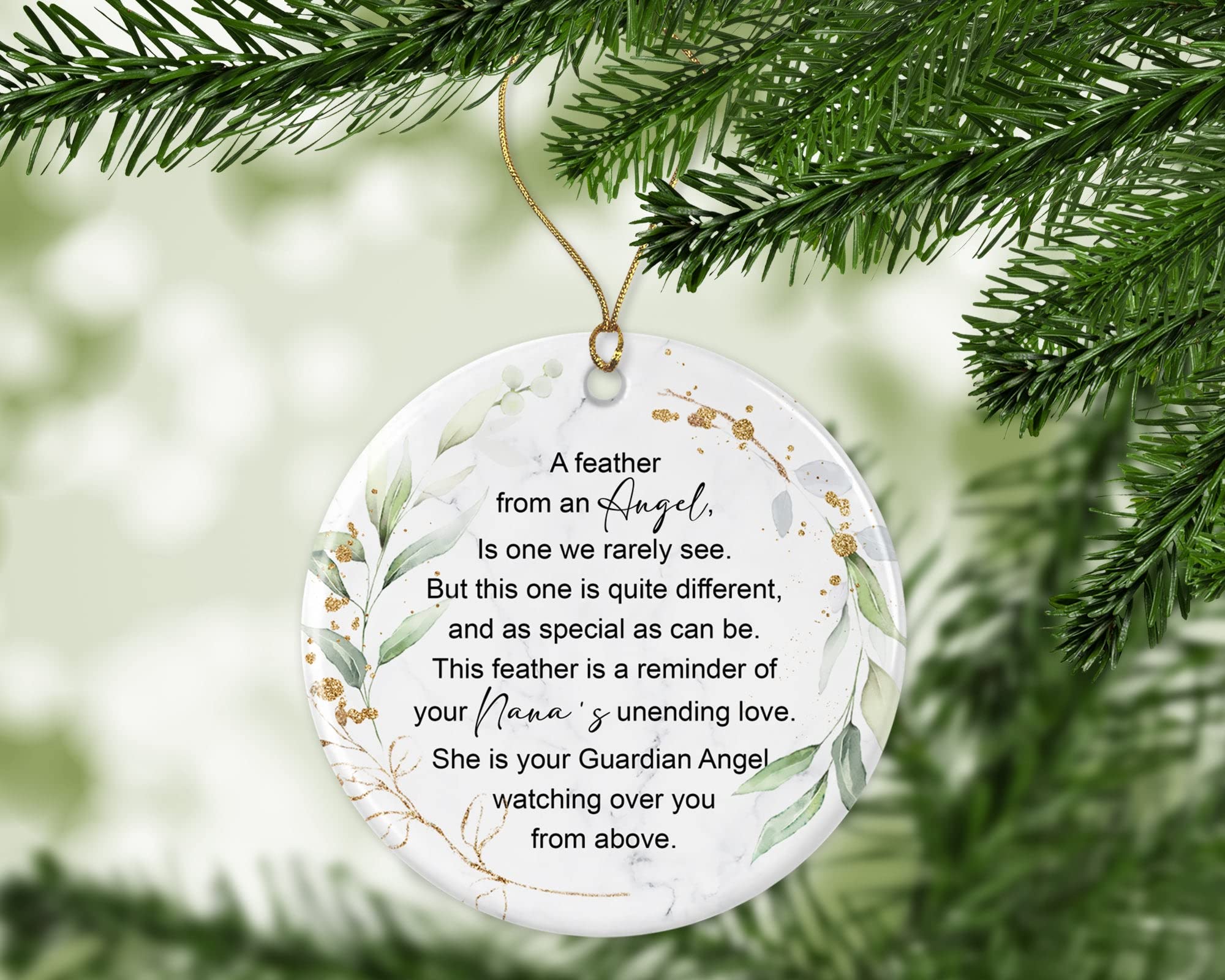 Girlfriend Ornaments In Memory Of GRANNY Memorial Christmas Ornament With  Charm \\\, image size:2000x1600