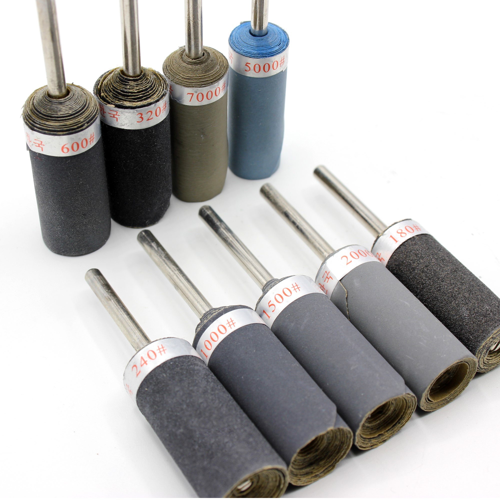 15 Tampons Polissage Feutre 13x8mm + 1 Mandrin Pour Dremel, Proxxon | Accessoire D49 | Neuf