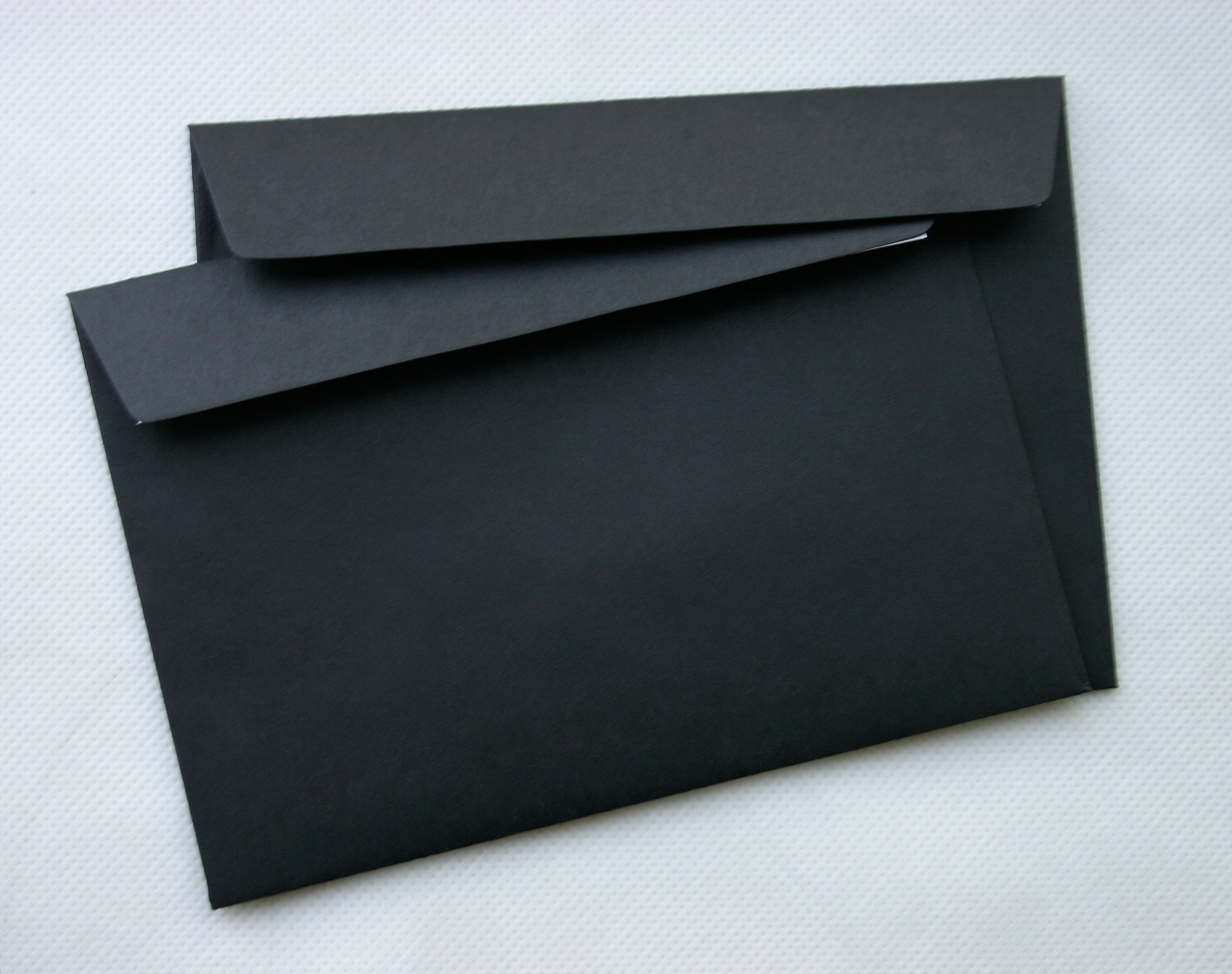 Briefumschläge DIN C5 162 x 229 mm schwarz 120g/m² ohne Fenster haftklebend (314A) (500)