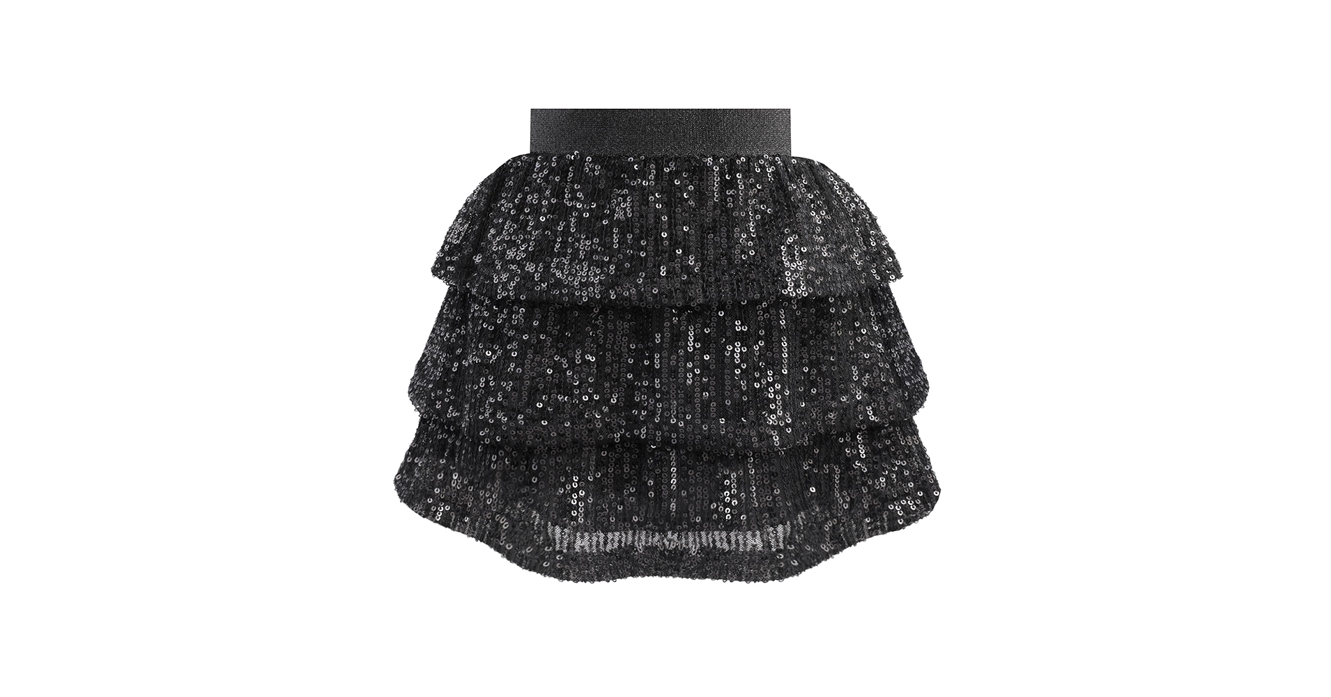 Amazon.com: Bezioner Girls Sequin Skater Skirt with Glitter