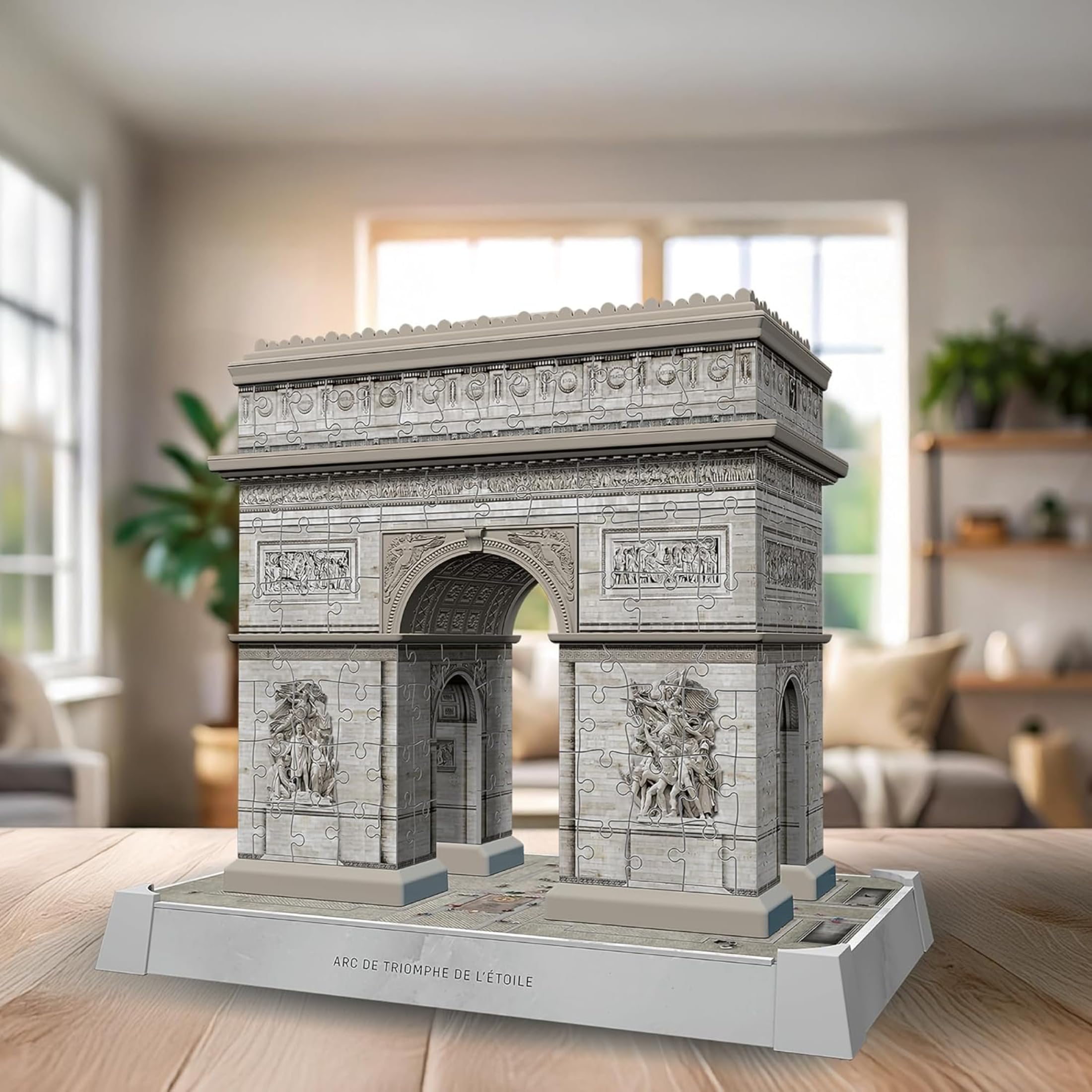 Ravensburger - Puzzle 3d Arco Di Trionfo LED | Puzzle 3d Per Adulti E Bambini A Partire Dagli 8 Anni | Modellismo Da Costruire Adulti Di 242 Pezzi | Regalo Bambino 8 Anni E Più