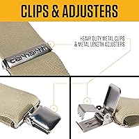 Vista 3 de Carhartt Tirantes elásticos de dos tonos A0005520 Rugged Flex® para hombre Elástico (caqui)