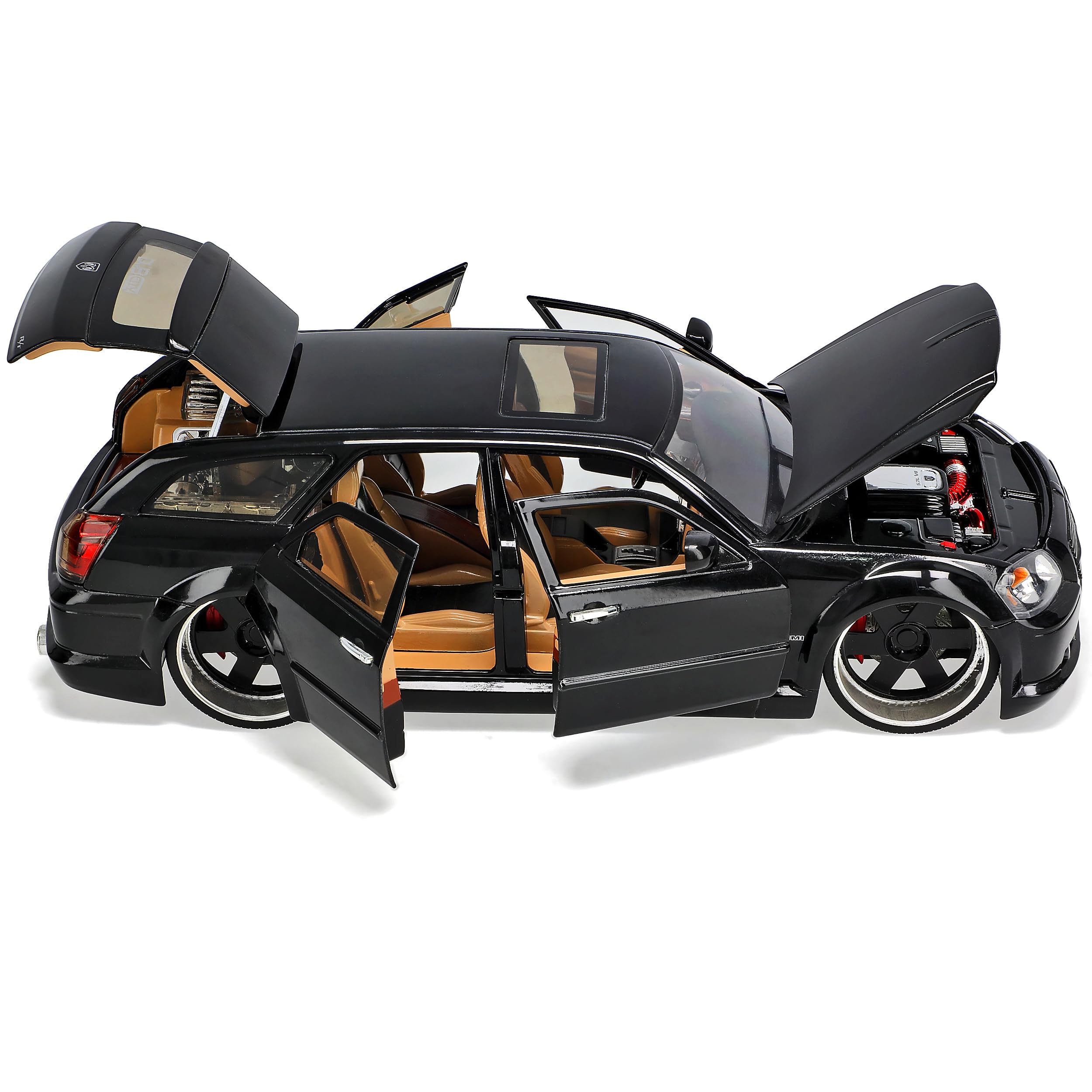 Dodge Magnum LX Black Estate 2004-2008 1/18 Jada Model Car with
