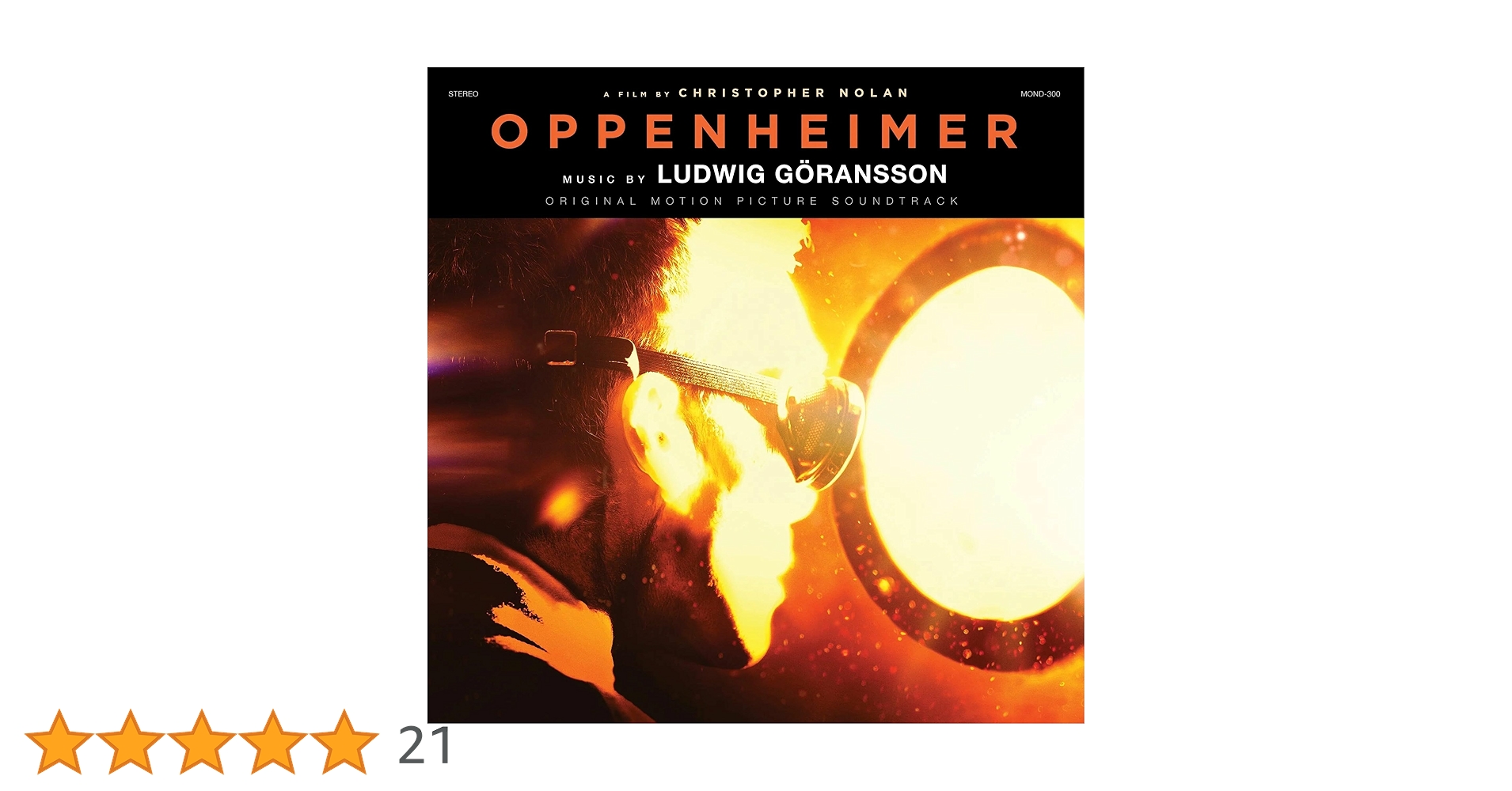 OPENHEIMER サウンドトラック レコード Ludwig Göransson – Oppenheimer (Original Motion Picture