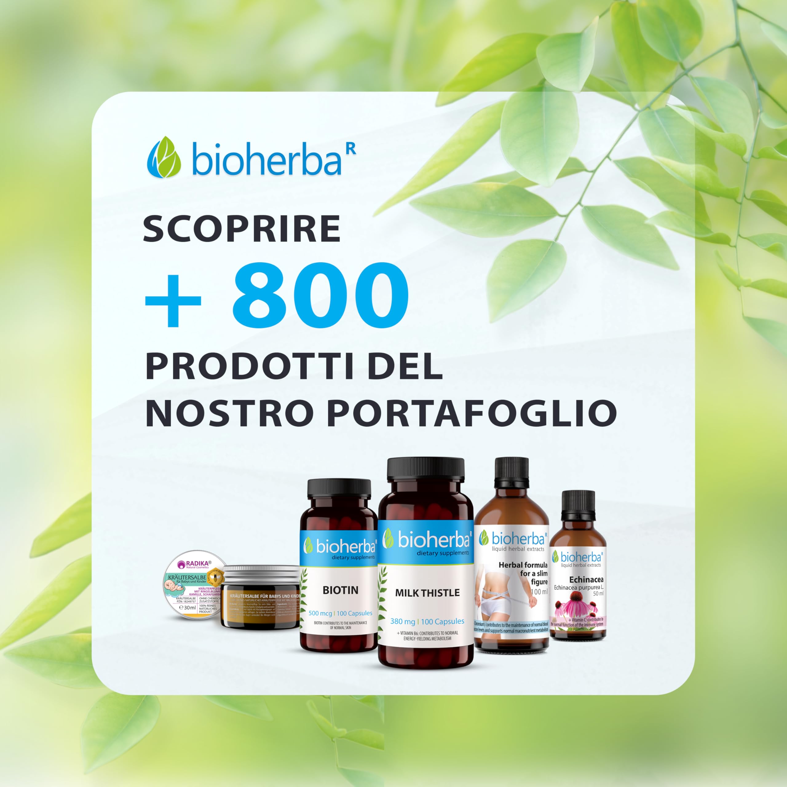 Ortica Forte by BIOHERBA Integratore Naturale con Estratto di Foglie di Ortica 250 mg e Ferro 200 Capsule per Vitalità e Benessere