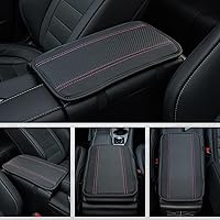 Vista 2 de Amiss - Funda para consola central automóvil, impermeable, ajuste universal, protector de reposabrazos cuero sintético, accesorios
